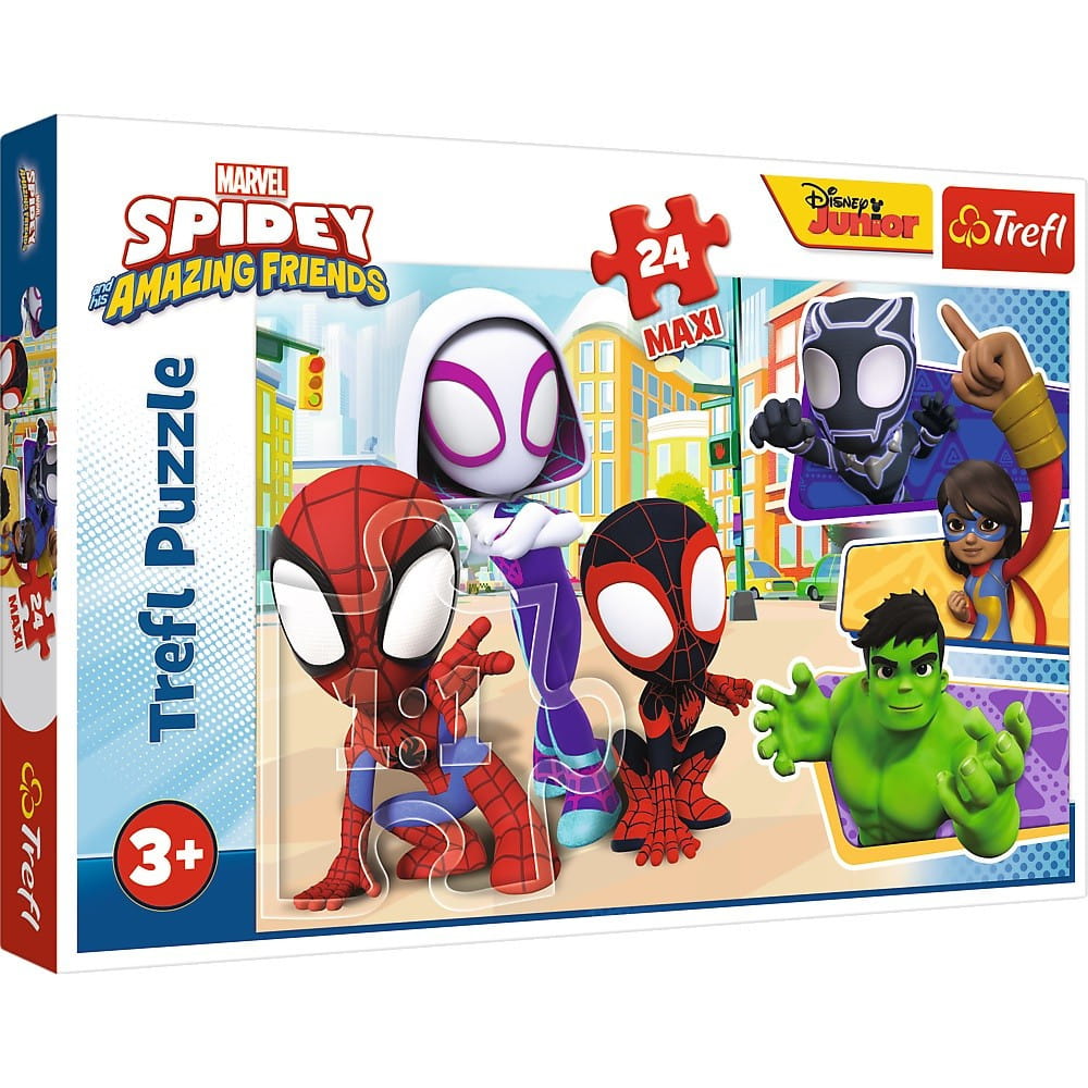 Trefl Puzzle 24 Maxi Spidey i przyjaciele