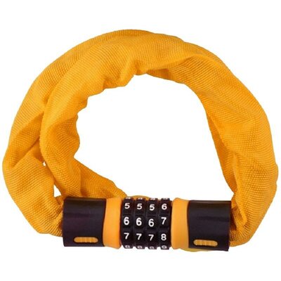 DUNLOP Zapięcie rowerowe DUNLOP 1042954 Łańcuch Pomarańczowy