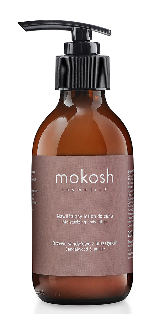 Mokosh nawilżający lotion do ciała drzewo sandałowe z bursztynem 200ml