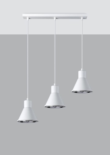 Sollux Lighting lighting Lampa wisząca TAZILA 3 biała [AR111] SL.0988 [16719634]