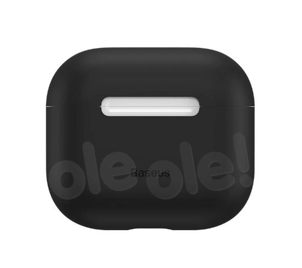Apple Baseus Baseus super cienkie silikonowe etui do AirPods 3 czarne (WIAPPOD-CBZ01) WIAPPOD-CBZ01