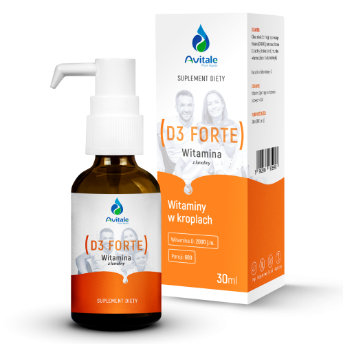 MEDICALINE Avitale Witamina D3 FORTE 30 ml