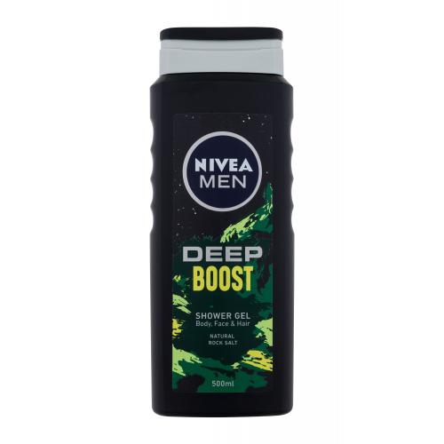 Nivea MEN Żel pod prysznic DEEP BOOST, 500 ml 9005800347646