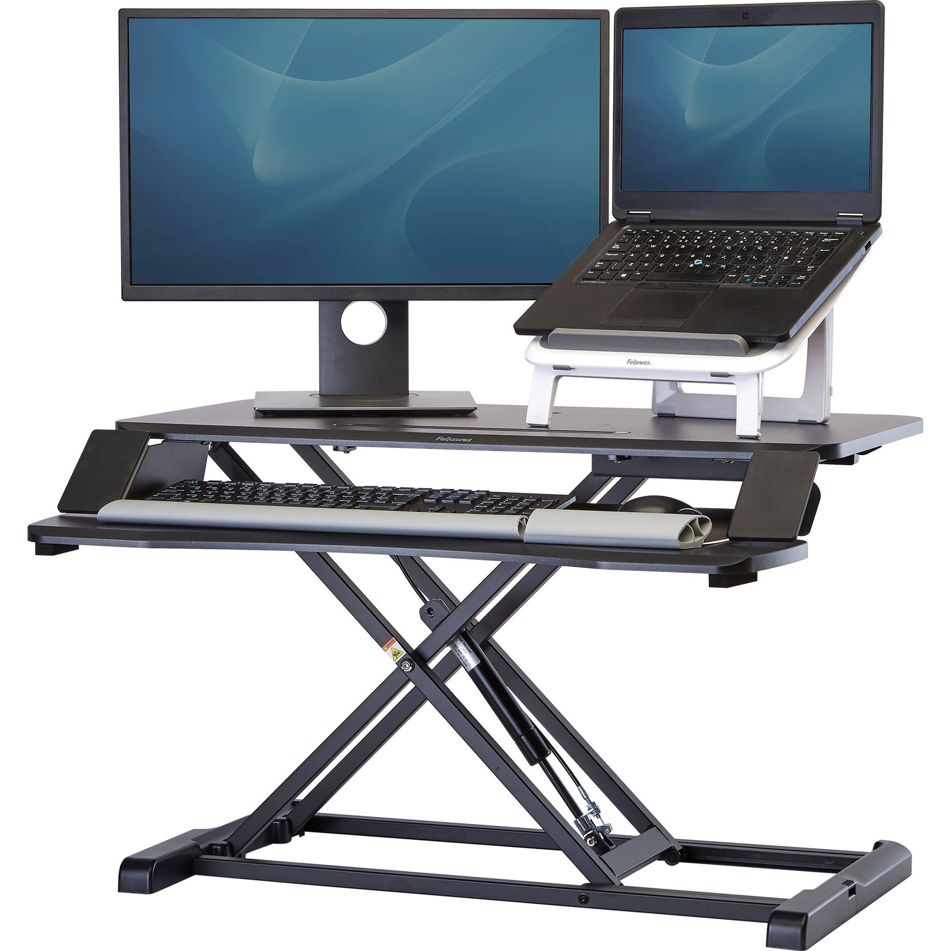Nakładka na biurko do pracy stojącej Sit-Stand Corsivo FELLOWES czarna 8091001
