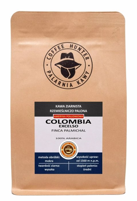 COFFEE HUNTER Kawa ziarnista COFFEE HUNTER Kolumbia Excelso Finca Palmichal 1kg 11260-uniw