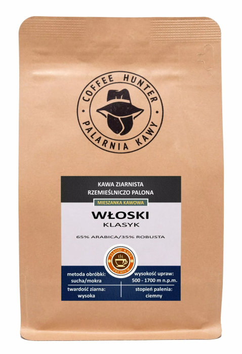 COFFEE HUNTER Kawa ziarnista COFFEE HUNTER Włoski Klasyk 1kg 11278-uniw