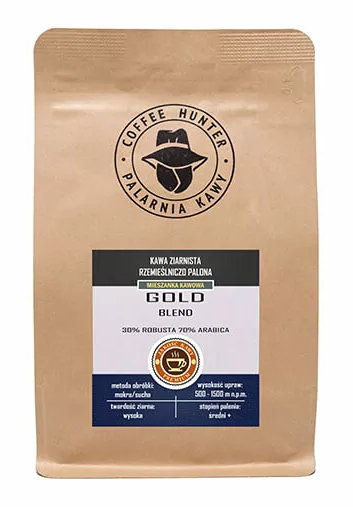 COFFEE HUNTER Kawa ziarnista COFFEE HUNTER Gold Blend 1000g 11280-uniw
