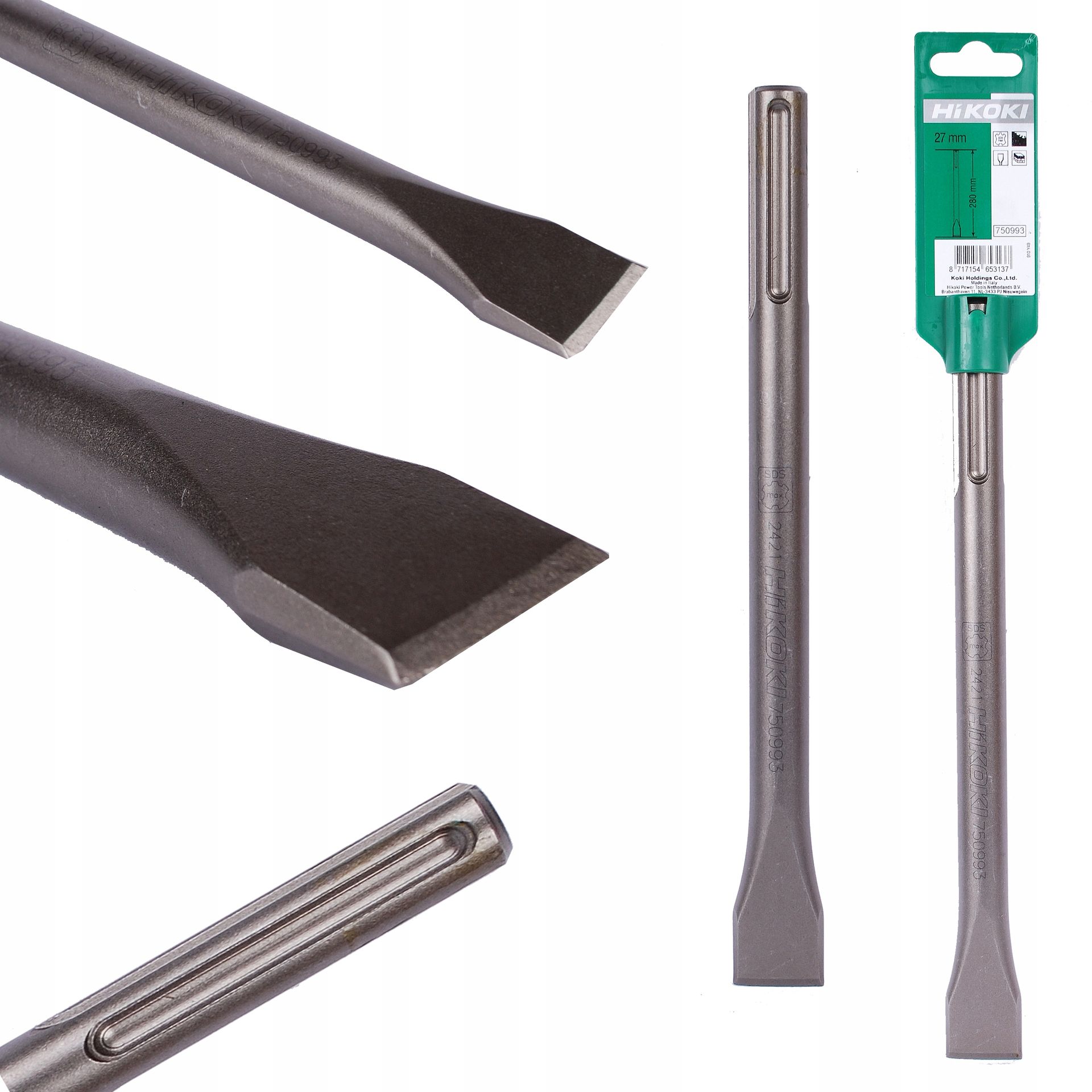 Hitachi przecinak wąski SDS Max 26x280mm 750993