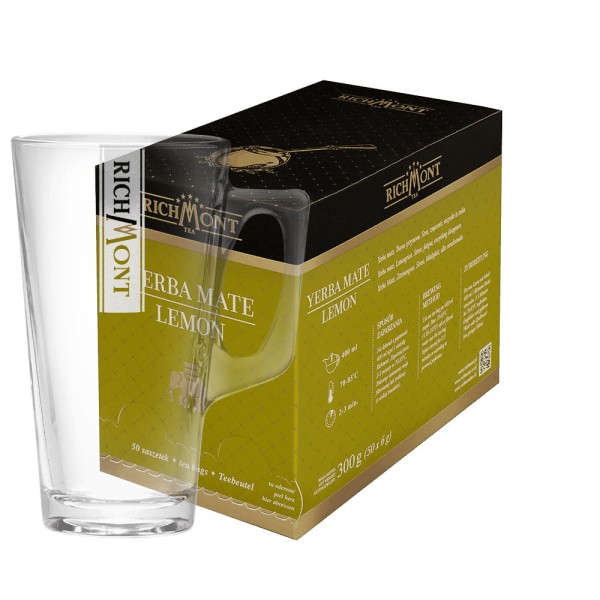 Richmont Herbata o smaku trawy cytrynowej, 50 saszetek | Yerba Mate Lemon YML50