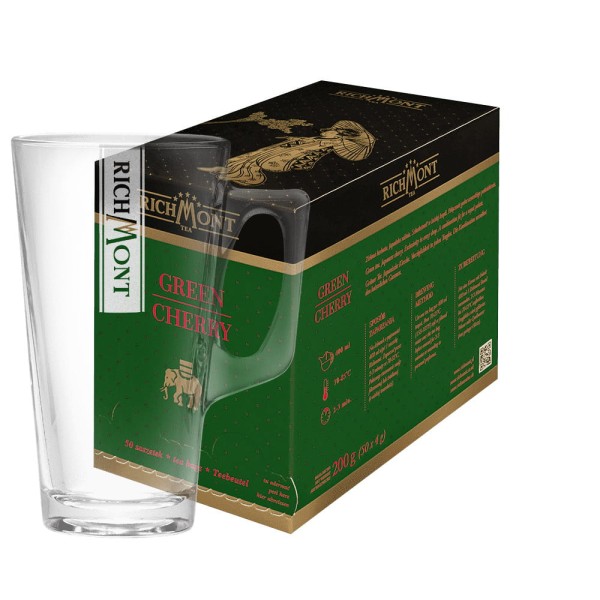 Richmont Herbata zielona o armoacie wiśni, 50 saszetek | Green Cherry GC50