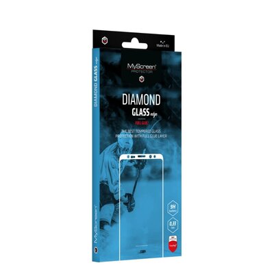 MYSCREEN Szkło hartowane Diamond Glass Edge Full Glue do Apple iPhone SE 2022 Czarny MD6681TG DEFG BLACK