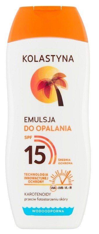 Kolastyna SARANTIS Emulsja do opalania SPF15+ 200ml
