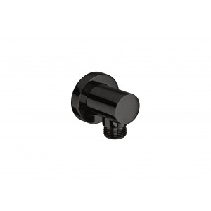 ROCA A5B1450NM0 BRUSHED TITANIUM BLACK Round przyłącze ścienne węża prysznicowego
