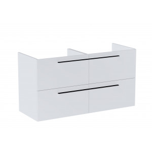 ROCA A857772529 ELLA Szafka podumywalkowa 120 cm z 4 szufladami, do kompletacji z blatem