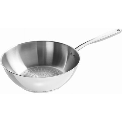 Fiskars HARD FACE STEEL PURE 1057596 WOK 28 CM STAL NIERDZEWNA 18/10 1057596