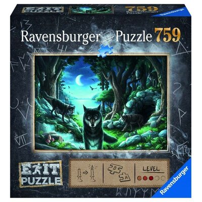 Фото - Пазли й мозаїки Ravensburger Puzzle 759 elementów EXIT Wilk -  Polska 