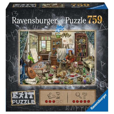 Ravensburger Puzzle 759 EXIT Studio artysty