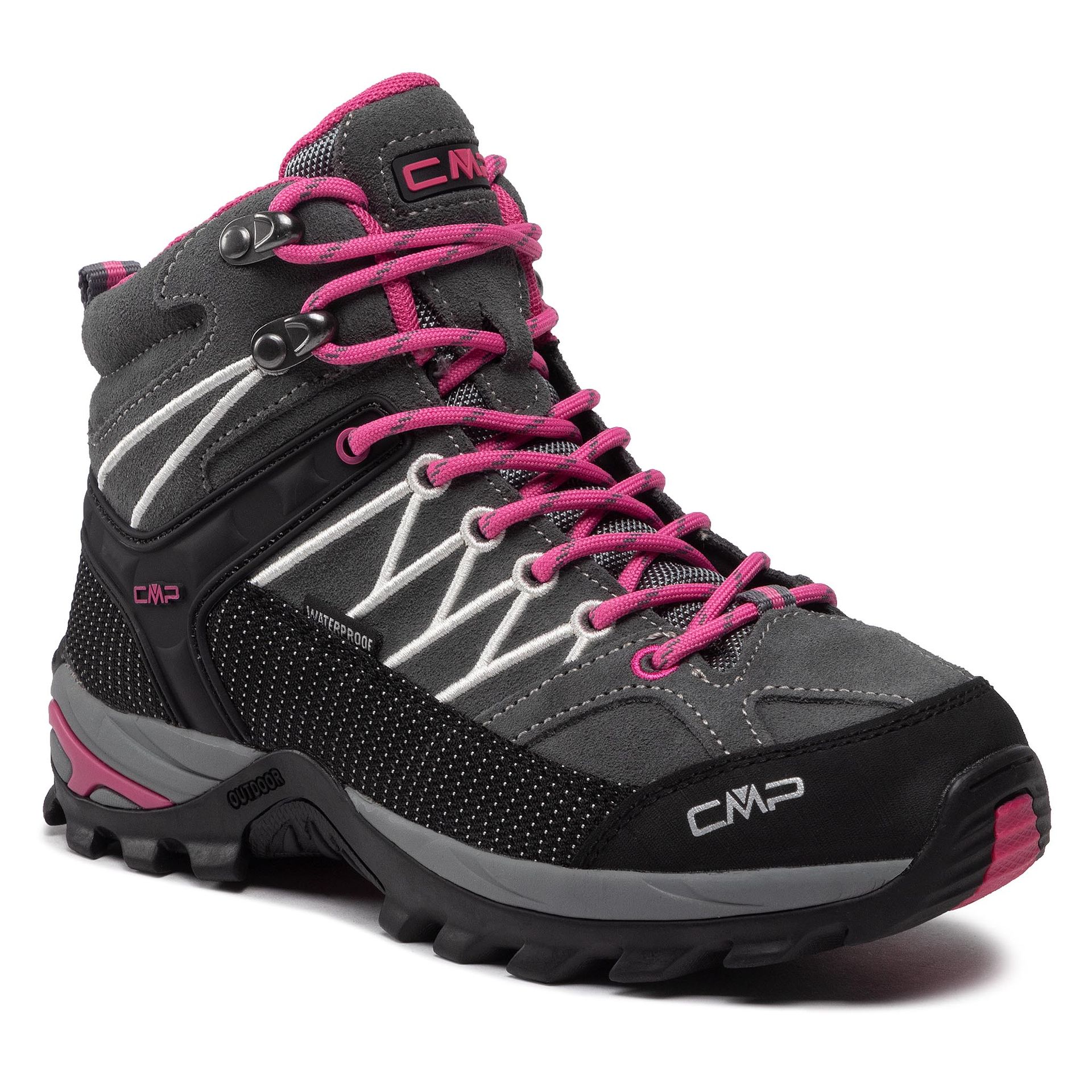 Trekkingi CMP - Rigel Mid Wmn Trekking Shoes Wp 3Q12946 Grey/Fuxi 103Q