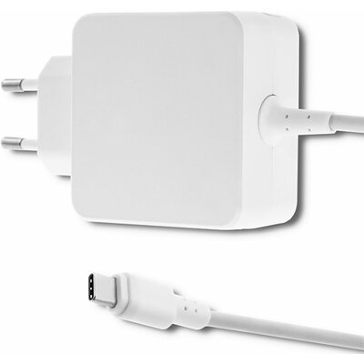 Qoltec Zasilacz sieciowy 45W | 20V | 2.25A | USB-C | Biała 50194