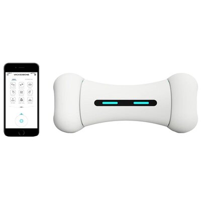 DOGGY VILLAGE STEROWANA SMARTFONEM INTERAKTYWNA JEŻDŻĄCA KOŚĆ-ZABAWKA DLA PSÓW ŚREDNICH I DUŻYCH SMAKOŁYK GRATIS) MT7109