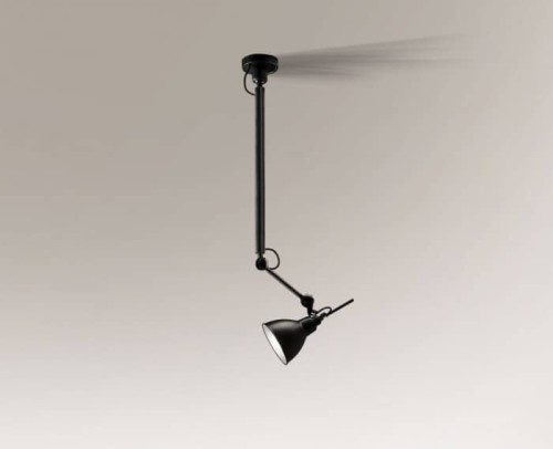 Shilo lampa wisząca Daisen E27 LED czarna 5623