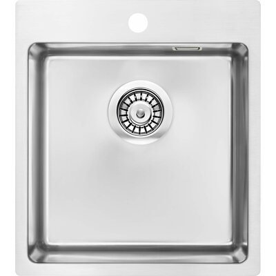 Deante ZPO 010A ZLEW STAL OLFATO SATYNA SZCZOTK 1K B/O 450x505x200 3,5