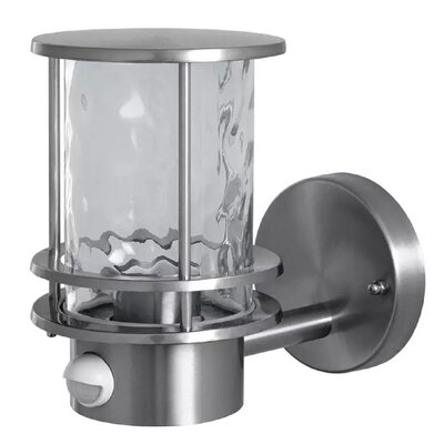 Ledvance Endura Classic Post Sens Up kinkiet zewnętrzny 1x60W LED z czujnikiem ruchu stal/przezroczysty