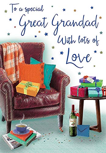 Regal Publishing Kartka urodzinowa Great Grandad  23 x 15 cm  Regal Publishing 5053349800973