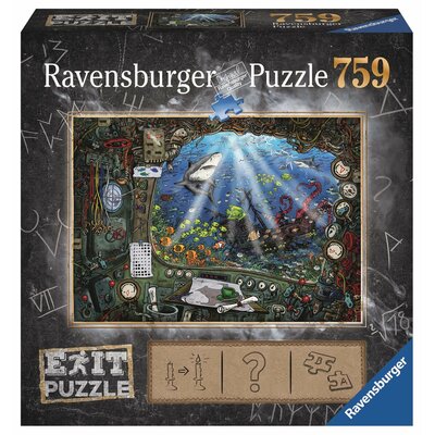 Ravensburger puzzle dla dorosłych 19953 19953-Exit 4: W U-Boot-puzzle dla dorosłych