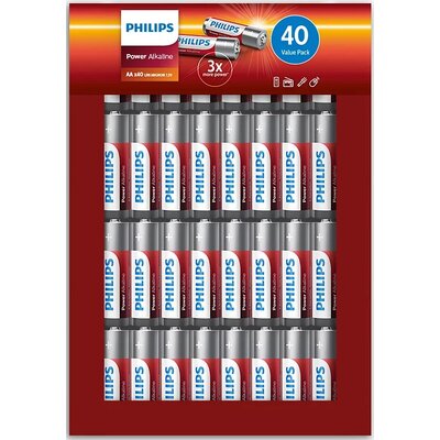 Philips Bateria AA LR6 Power Alkaline 40 szt.) PHIL-LR6P40FP 10