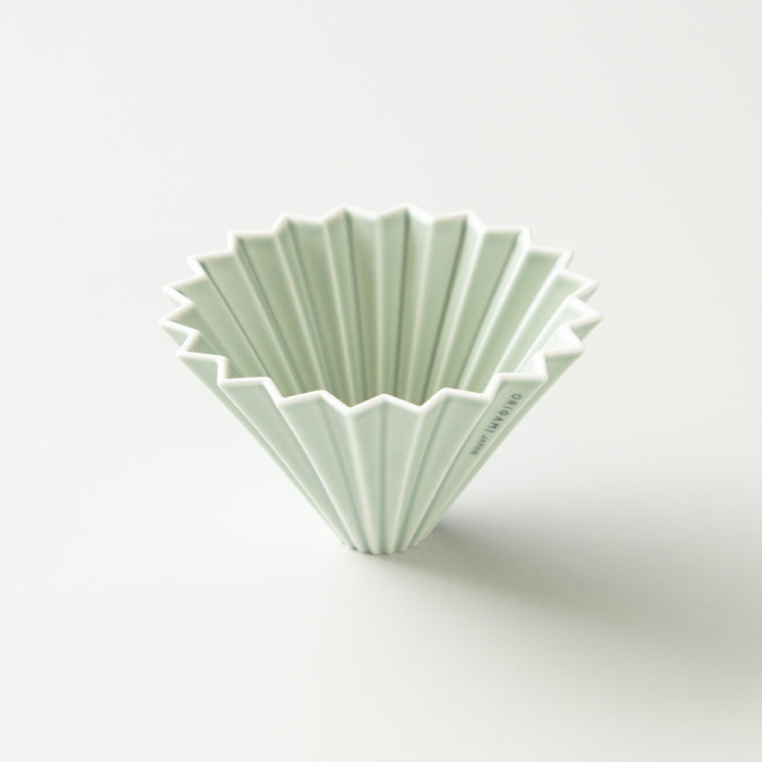 ORIGAMI Ceramiczny Origami Dripper M Zielony matowy 99311467