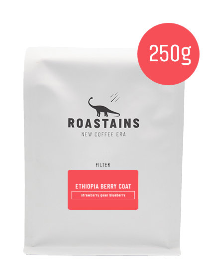 ROASTAINS Kawa ziarnista Roastains Etiopia Berry Coat 250g 11525-uniw