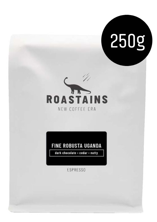 ROASTAINS Kawa ziarnista Roastains Robusta Uganda 250g 11527-uniw