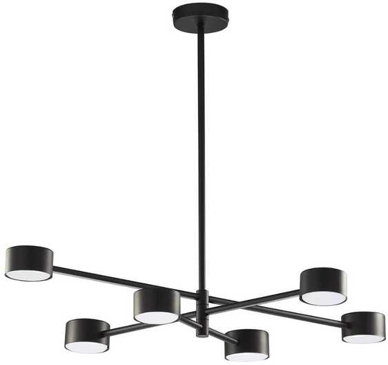 Lampa sufitowa loftowa DORA 6418 GX53 60W LED wys. 57cm czarny