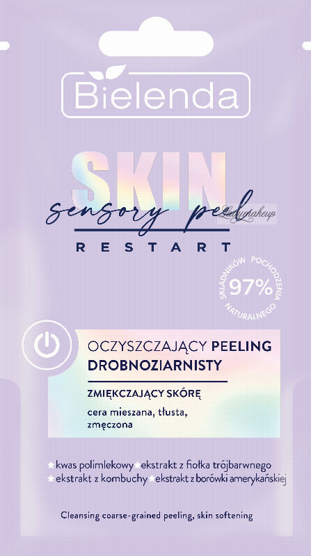 Bielenda - Skin Restart Sensory Mask - Oczyszczający peeling drobnoziarnisty do twarzy - 8 g