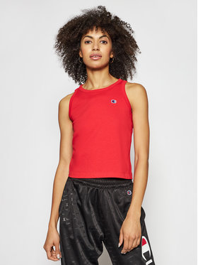 Champion Top Ribbed Insert 112734 Czerwony Custom Fit