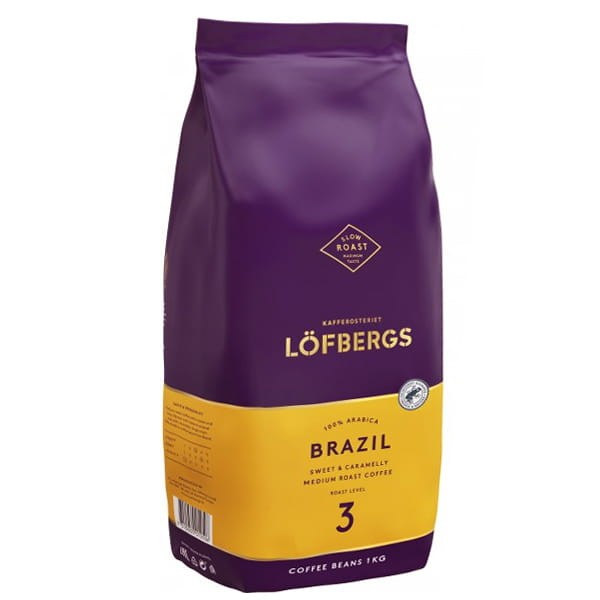 Lofbergs Löfbergs Brazil 1kg kawa ziarnista Roast 3 LOF.BRASIL.R3.1KG