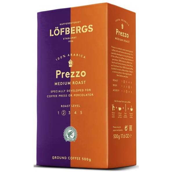 Lofbergs Löfbergs Prezzo 500g kawa mielona Roast 2 LOF.PREZZO.R2.500G