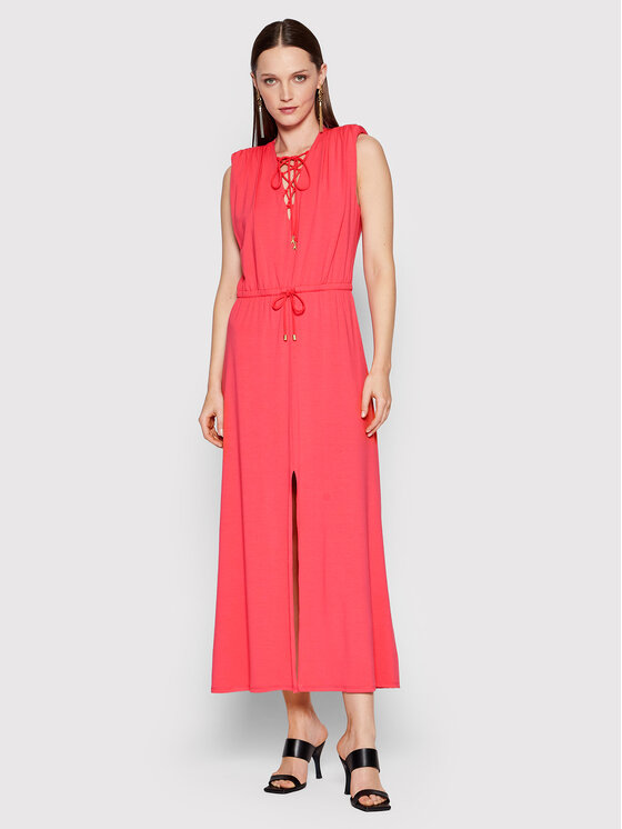 Sukienki - Patrizia Pepe Sukienka letnia 2A2417/J013-R748 Różowy Slim Fit - grafika 1