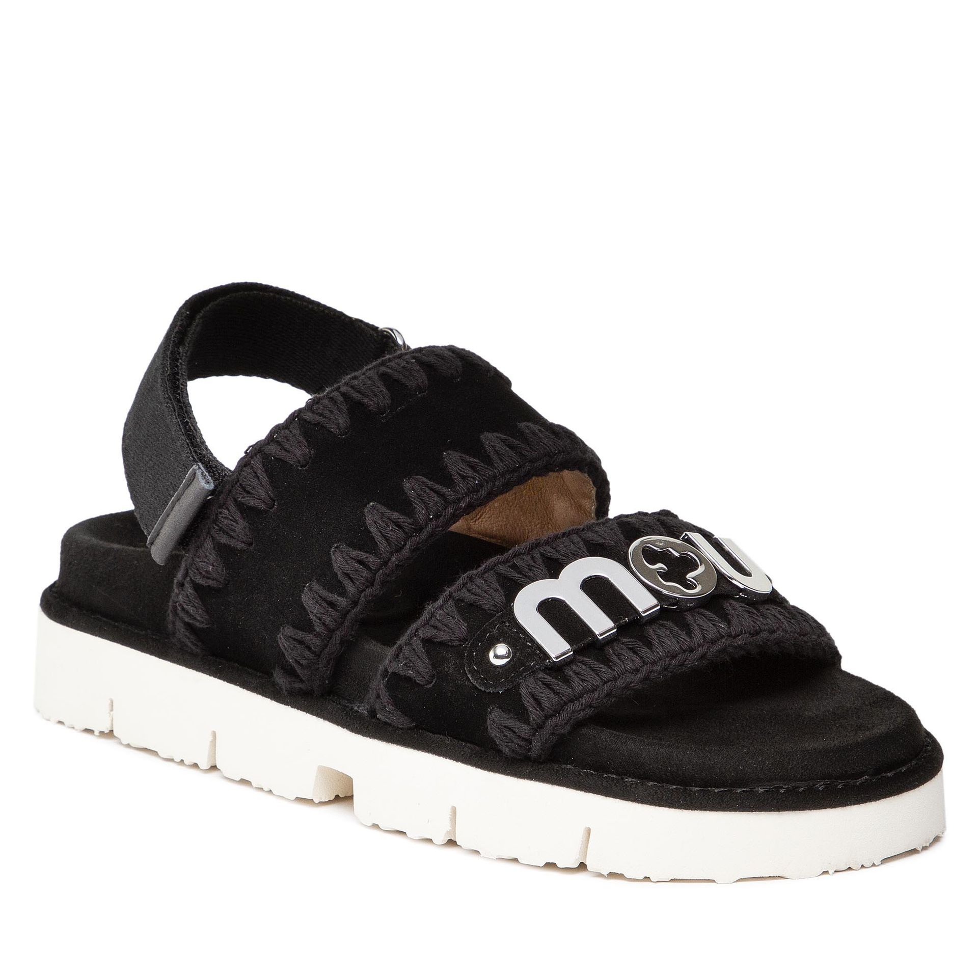 Sandały MOU - New Bio Sandal SW461001A Black/Black