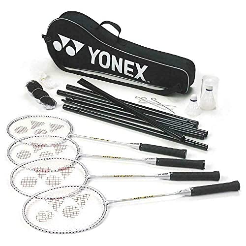 YONEX Zestaw do badmintona dla 4 graczy, czarny/ali, jeden rozmiar, K-REY-YXR150