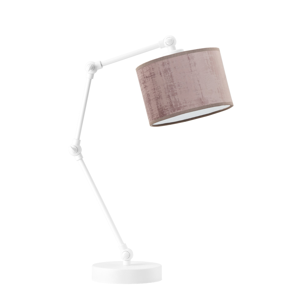 Welurowa lampka nocna w stylu glamour ASMARA VELUR 