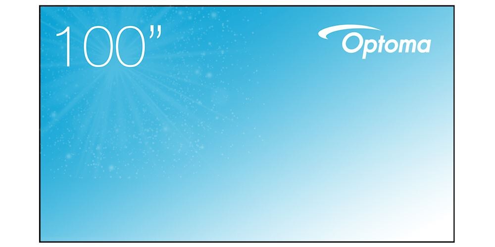 Optoma ALR101 ekran ramowy 221 x 124 cm do projektorów ultra-krótkiego rzutu 16:9 (100