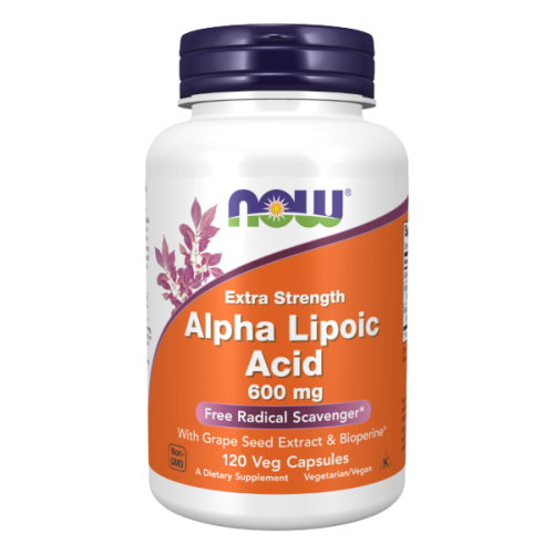 Now Foods NOW Extra Strength Alpha Lipoic Acid 600mg 120vegcaps