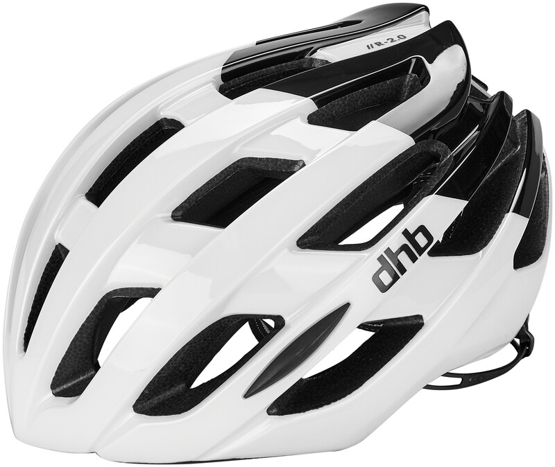 dhb R2.0 Road Helmet, biały/czarny L | 58-62cm 2022 Kaski miejskie i trekkingowe 100304422