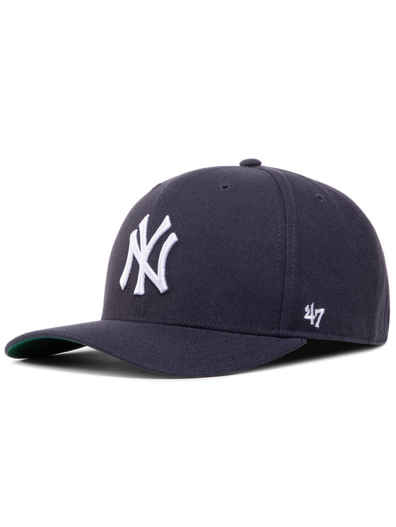 New York 47 Brand Czapka z daszkiem Mlb Yankees Cold Zone '47 Mvp Dp B-CLZOE17WBP-NY Czarny