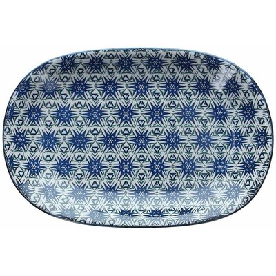 TOGNANA Talerz TOGNANA Sapa 28.5 x 19 cm Niebieski