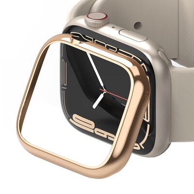 RINGKE Etui RINGKE Bezel Styling do Apple Watch 7 41 mm) Różowo-złoty