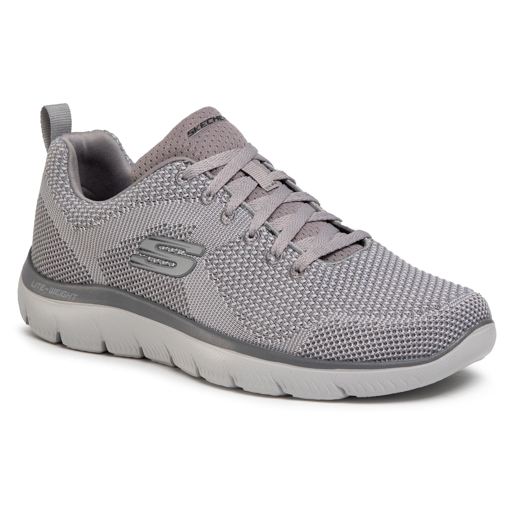 Buty SKECHERS - Brisbane 232057/LTGY Light Gray