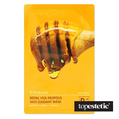 Dr Ceuracle Dr Ceuracle Vita Propolis Antioxidant Mask Intensywnie odżywcza maseczka w płachcie na bazie propolisu, witaminy C i mleczka pszczelego 30 ml/1 szt.